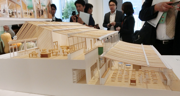 SALHAUS　陸前高田市立高田東中学校の模型