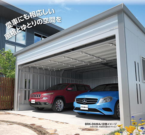 稲葉製作所　オーバースライドタイプの設置例