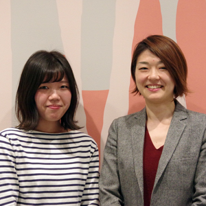 野原住環境　石井梓リーダー（右）と嶋﨑あやさん（左）
