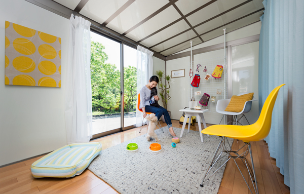 大仙　部屋が狭い際の「プチ増築」に適す