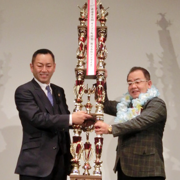 ガイソーグループ　小川博司代表、シンライズ安次嶺良社長
