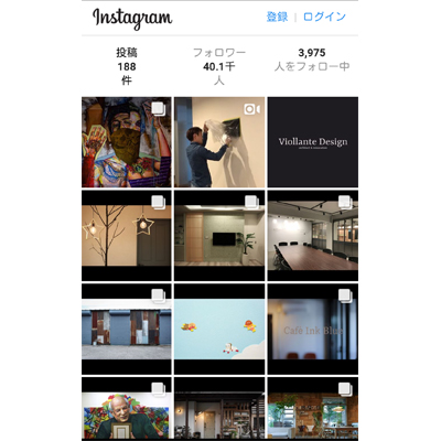 ヴィオランテ　関社長のインスタ