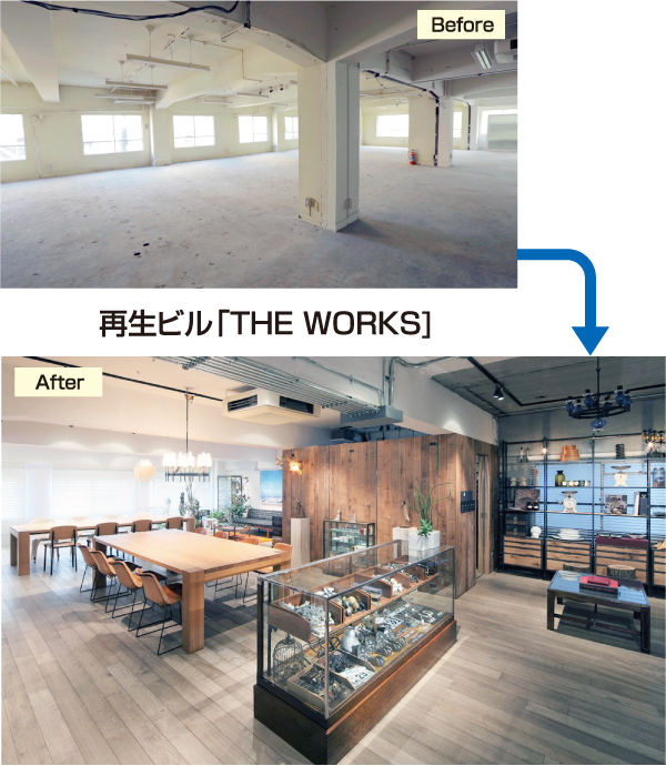 リアルゲイト　多数の企業が入るシェアオフィスに