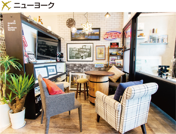 IMAEDA DESIGN　オフィスに作った打ち合わせルーム（ニューヨーク）