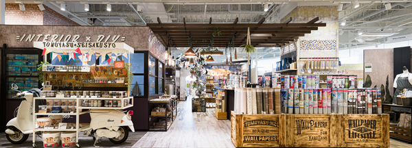 エディオン　工房でDIYを「体験」し、5つの空間展示で暮らしを「体感」できる店舗に
