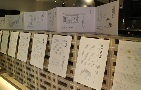 ひかり生活デザイン　「住のアップデート展」では、住まいの歴史や未来について展示した