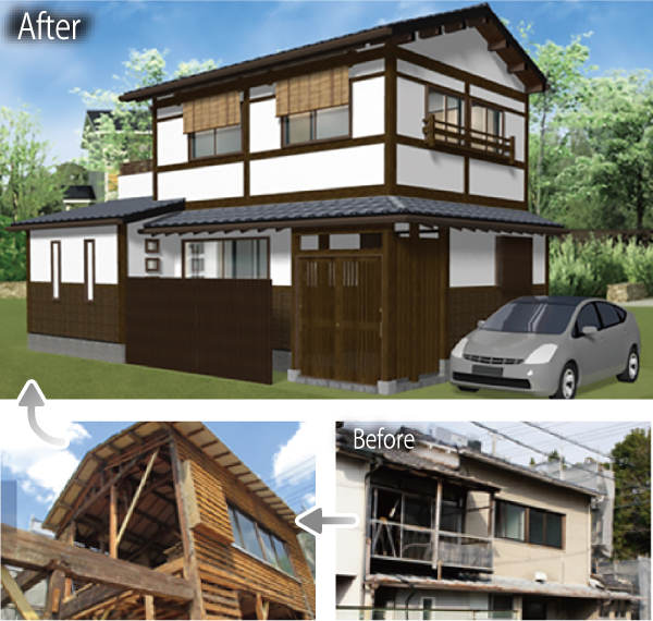 YKK AP　性能向上住宅に生まれ変わった「京都　醍醐寺の家」