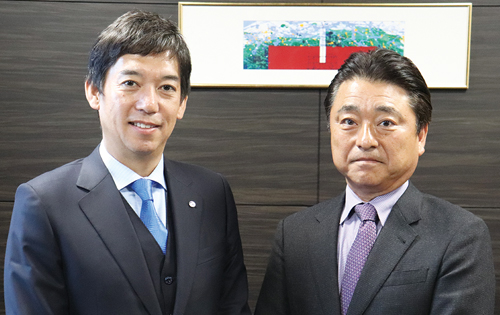 アバンティア沢田康成社長とプラスワン神田孝之社長