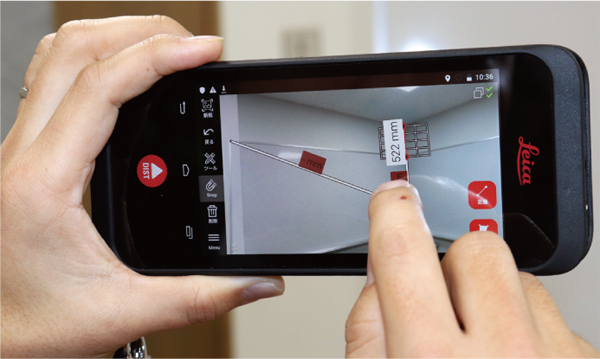 花田工務店　実際にBLK3Dを使って採寸してもらった