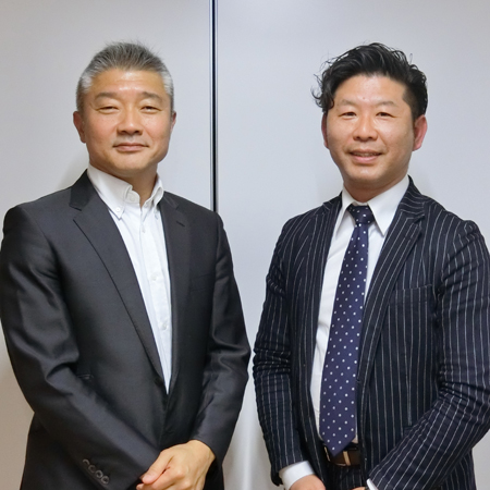 LIFULL地方創生推進部の渡辺昌宏部長と空き家コンシェルジュの有江正太代表理事