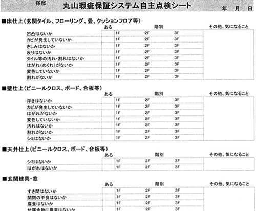 事前に送付する自主点検シートが効果を訪問高める