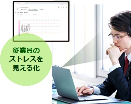 パソナ・パナソニックビジネスサービス　社員の頬をスキャンして疲労度を分析する