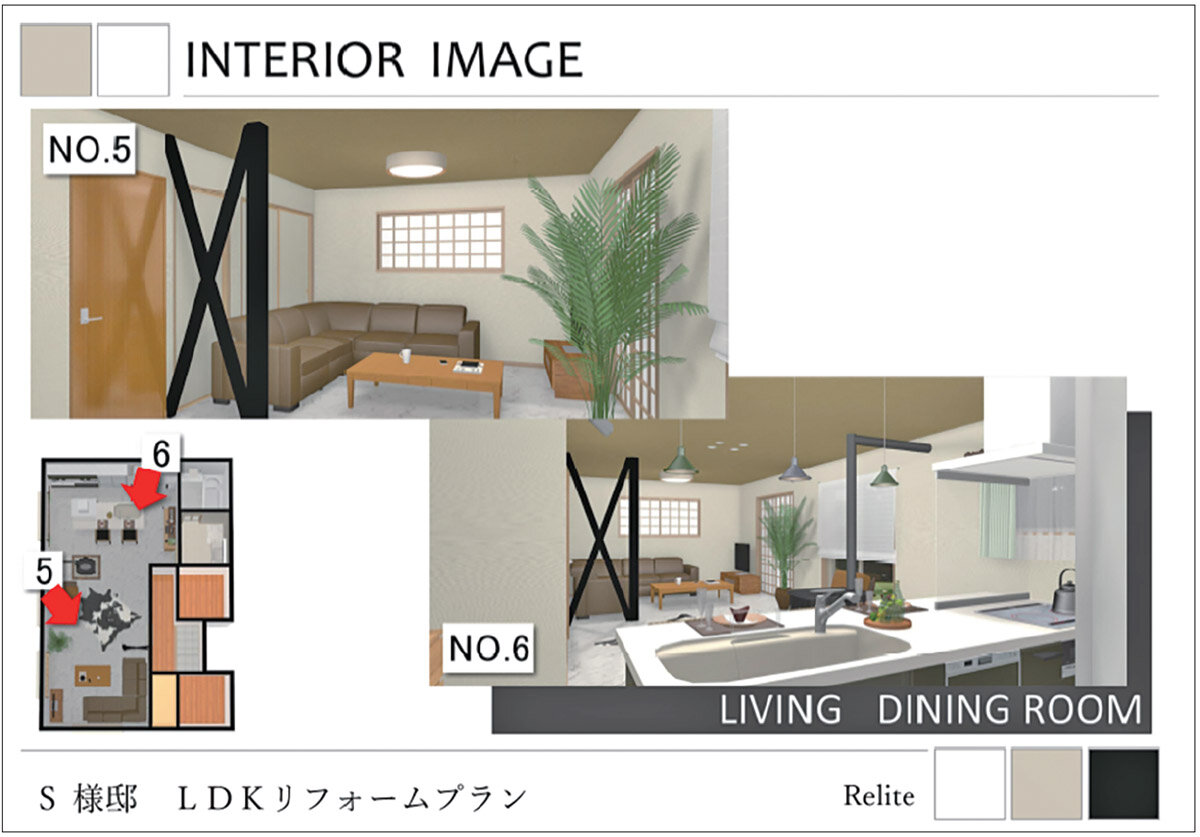 リアルターソリューションズ　LDKリフォームプランのプレゼン資料
