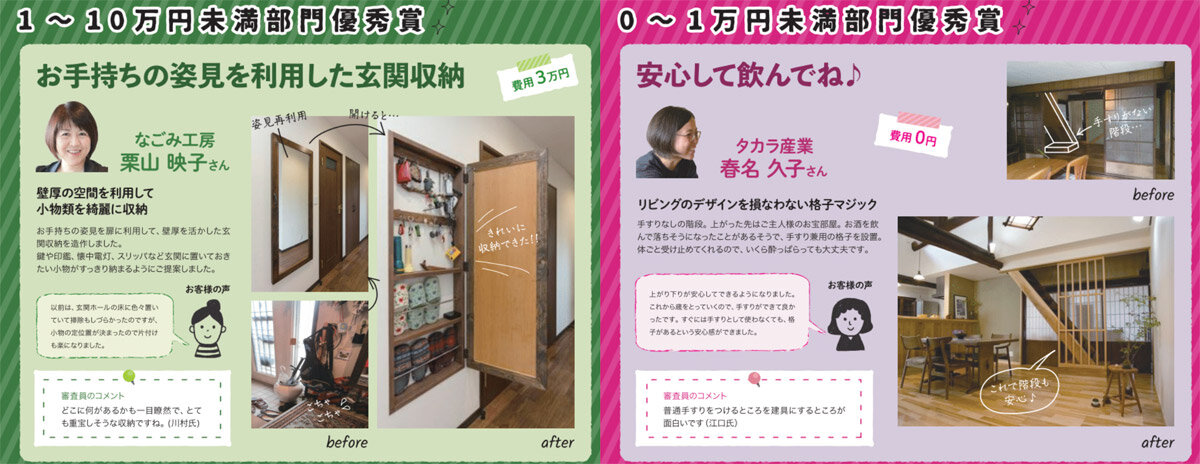第1回プチリフォームコンテスト優秀賞