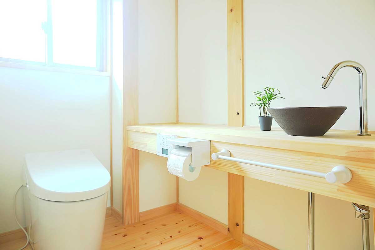 トイレそのものだけでなく、空間の快適さにもこだわる