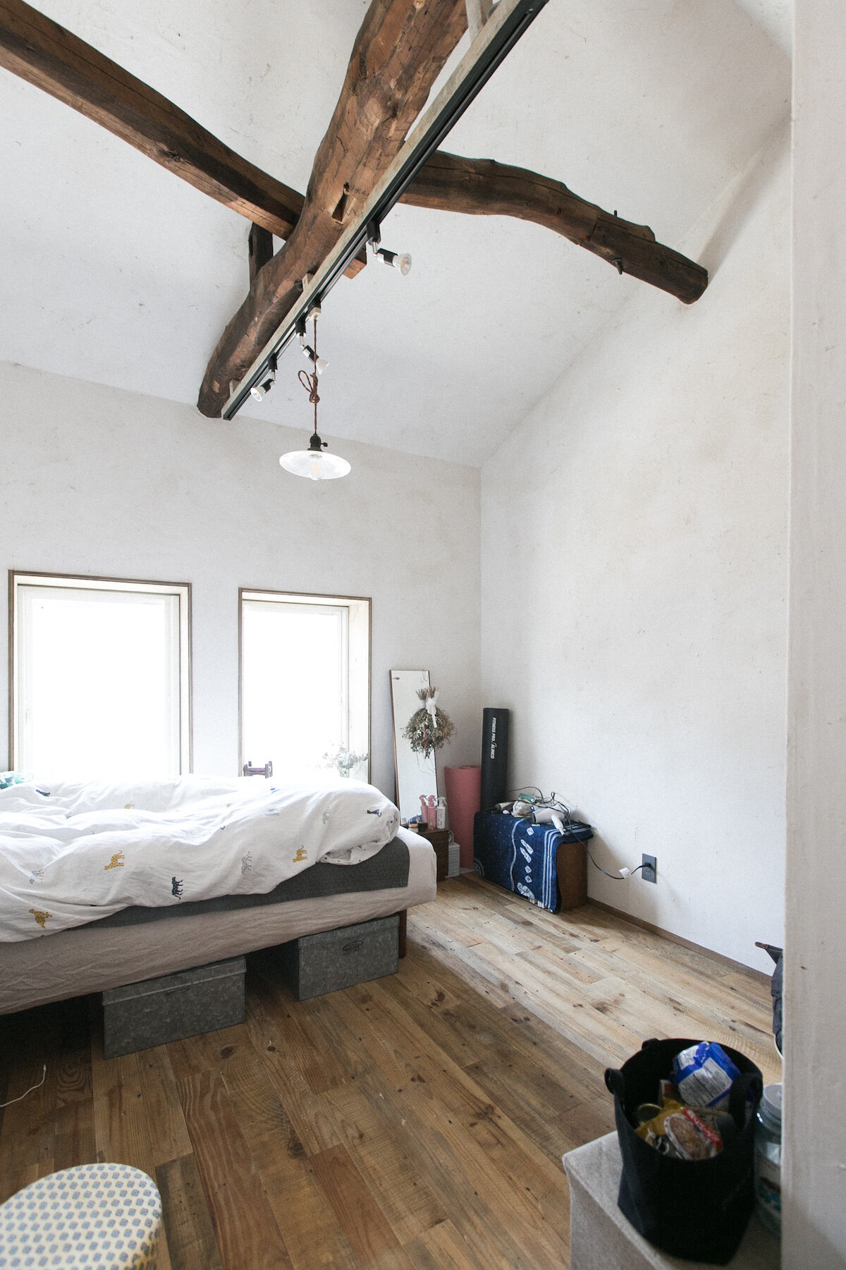 Rebuilding Center JAPAN 旧館2階は勾配天井