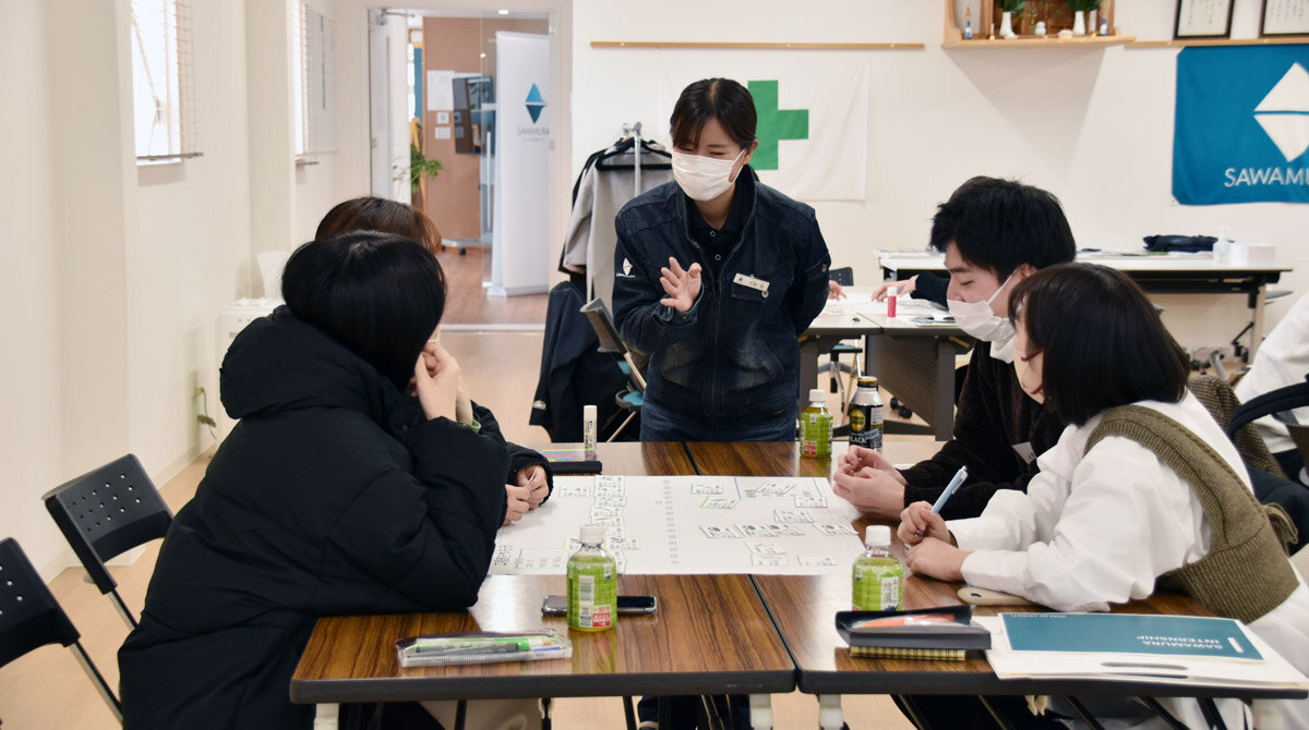 澤村　施工管理者インターンシップの様子