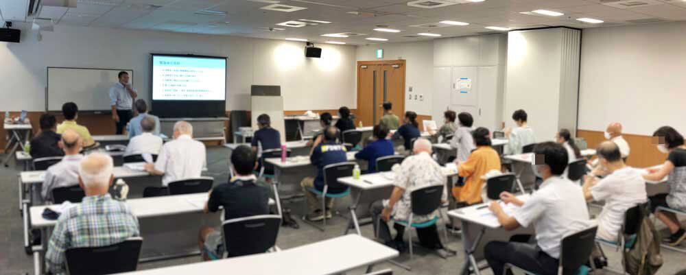 講演後にアンケート協力依頼