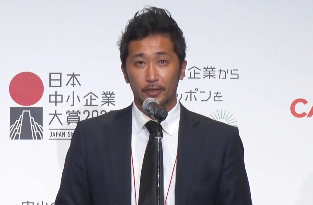 トップリフォーム　受賞の喜びを語る永井良社長
