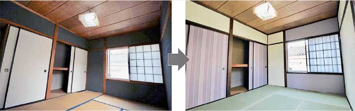 リフォーム業界基本のキ　空き家活用ビジネス　カラーズバリューの賃貸リフォーム事例