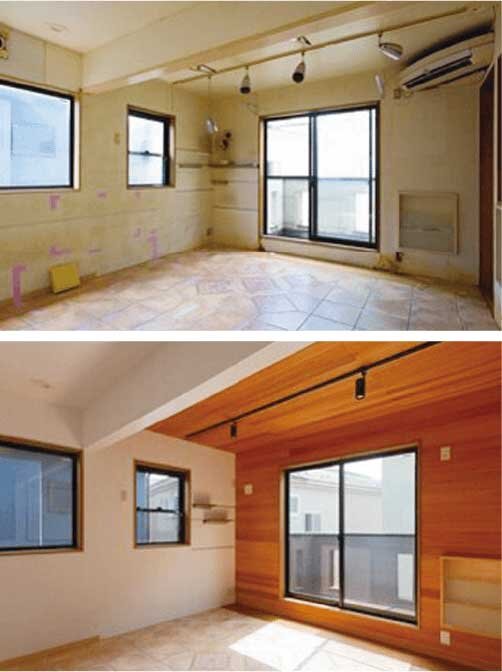 東京都　東京リフォームモデルハウス事業で補助が下りる（写真は岡庭建設の事例）