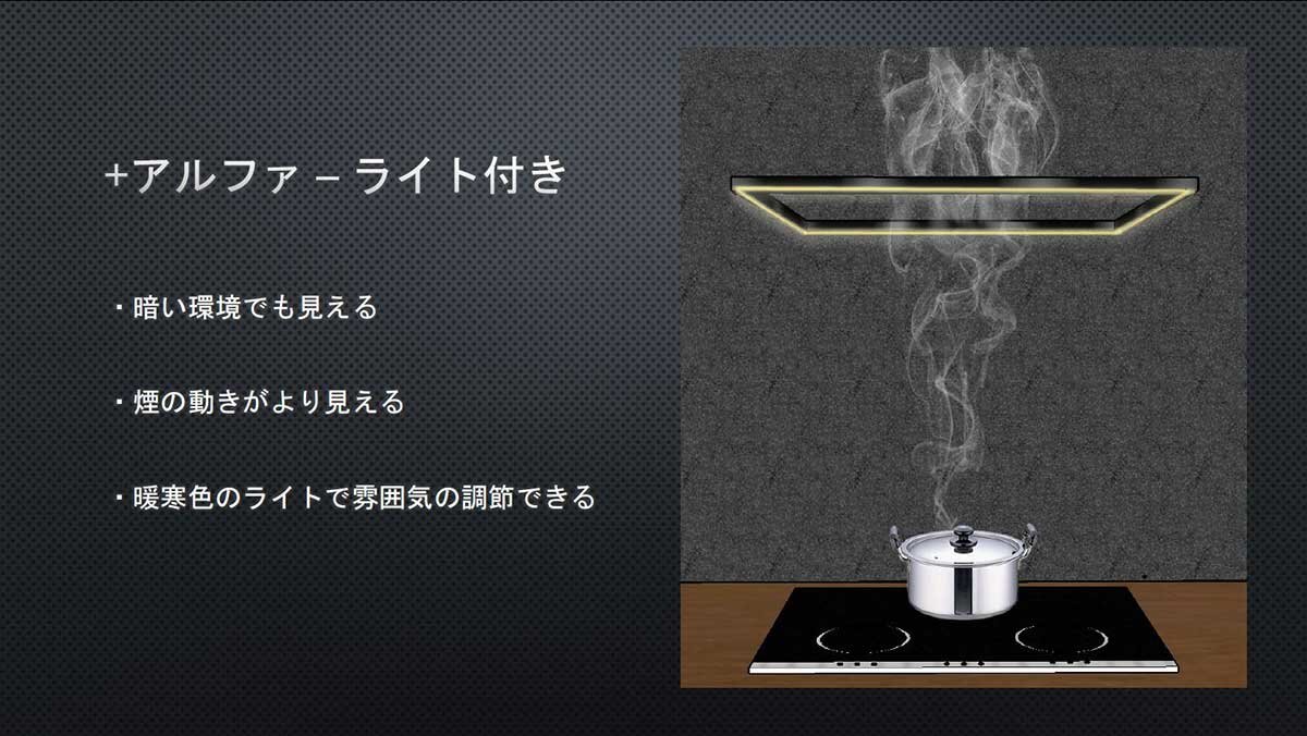 HEJ×成安造形大学　入賞　「ダイソン風レンジフード」黄思淞氏