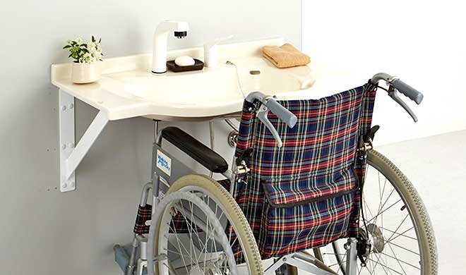 タイメック　車椅子に乗ったままでも利用しやすい設計