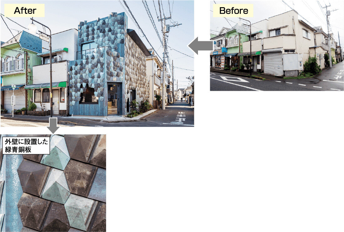 ウチノ板金　築52年の空き店舗をリノベーションしたカフェ「和國商店」をオープンした