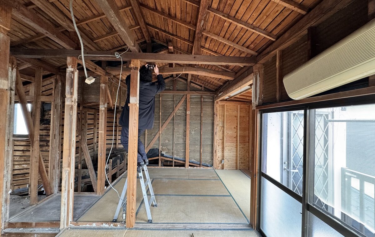 バウハウスデザイン　築50年の戸建て住宅を改修し、7月にモデルハウスとしてオープンする予定