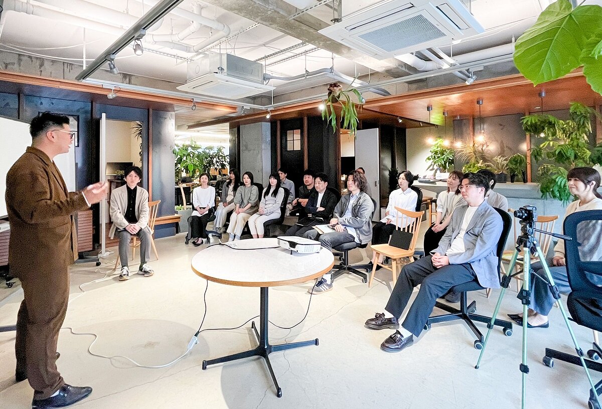 カエデスタイル　入社から約3カ月間、基礎研修を行っている