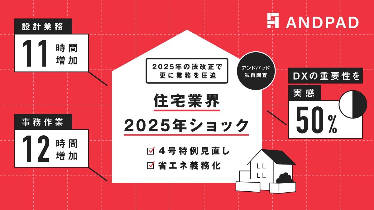 アンドパッド　住宅業界2025年ショックを独自調査