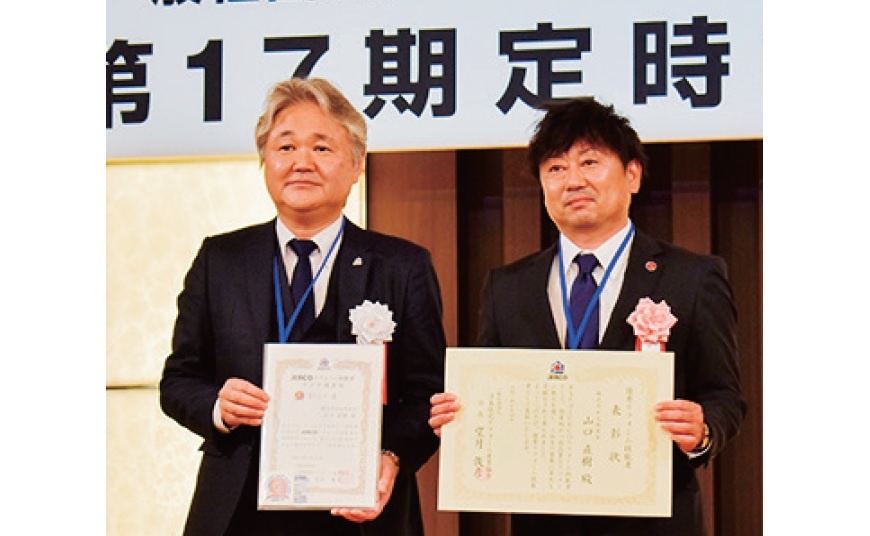 日本住宅リフォーム産業協会　ジェルコの望月俊彦会長と大堀商会の山口直樹氏
