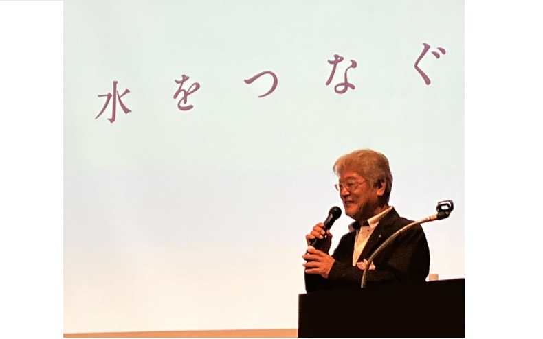 SANEI　「水をつなぐ」をコンセプトに今後の方針を話す西岡社長