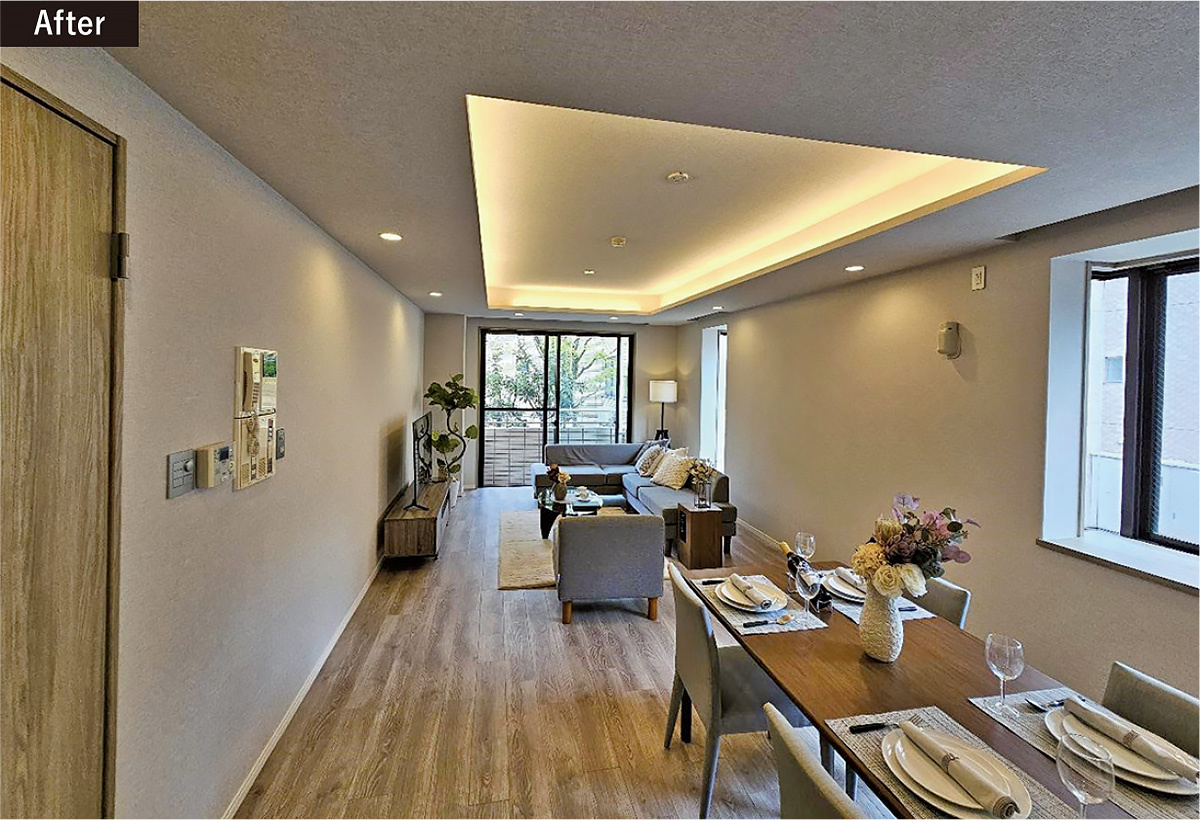 平均550万円をかけてリノベーション