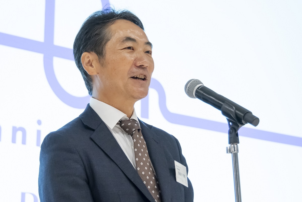 20周年イベントで講演する長谷川社長