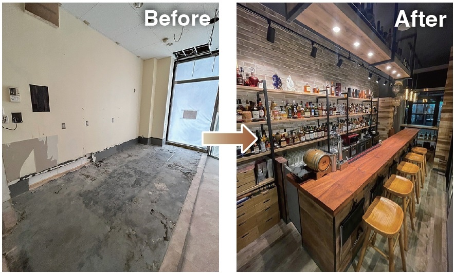 施工した物件には、自社が加入しているFCと同じ店舗もある