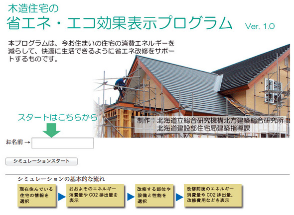 断熱改修によってエネルギー消費量やCO2排出量の消減効果が分かる