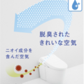 TOTO、新機能「においきれい」開発