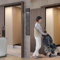 文化シヤッター、上吊り式の玄関引戸