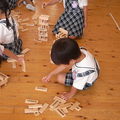 奈良匠の会、端材を積み木に