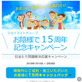 井之商、15周年キャンペーン開始