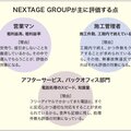 評価軸は「付加価値高・率」、毎期増収のNEXTAGE GROUPによる人事評価制度とは
