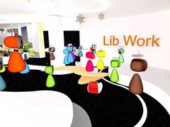 新卒採用、メタバース空間で説明会 Lib Work