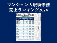 【マンション大規模修繕売上ランキング2024】元請け売上、大京穴吹建設が1位