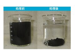 ネクストリー、濁水を分離する薬剤が人気　塗装や左官の施工現場で活用