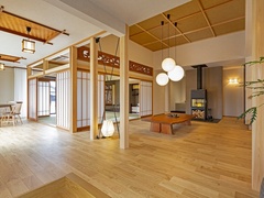 築46年の戸建てをリノベ、和モダンなモデルハウスに