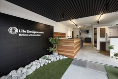 リフォームショールームを開設、モダンなLDK、空間展示に注力