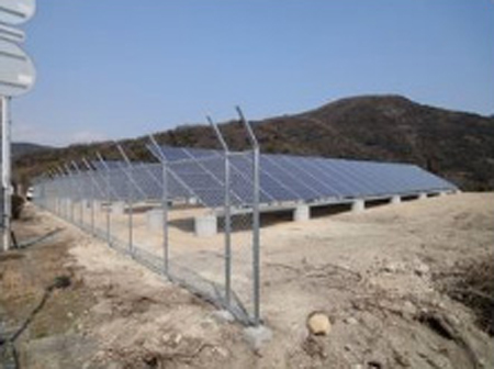 47kwの収益用太陽光発電見本施設