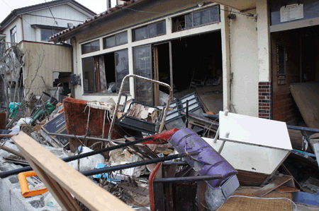 2011年5月の大街道地区の住宅