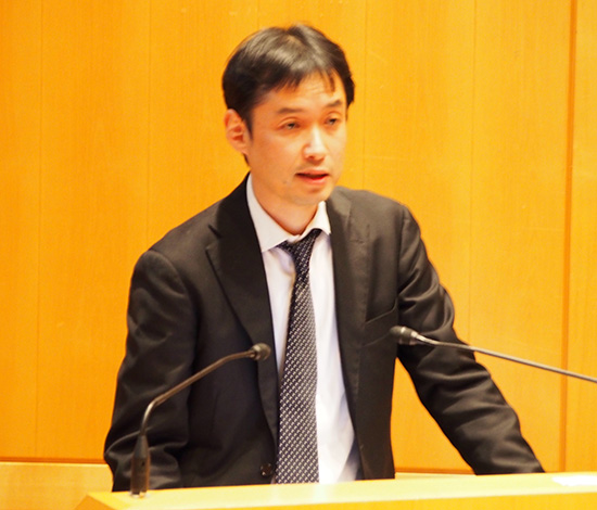 同会代表理事　阿部悌二氏